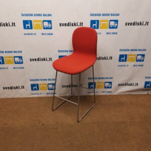 Cappellini Oranžinė Baro Kėdė Su Atlošu, Švedija