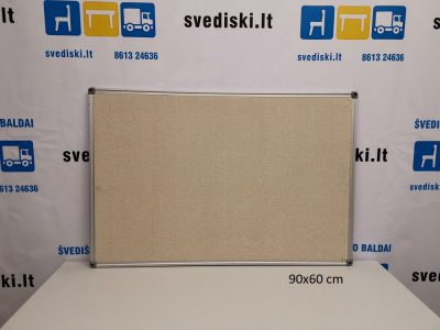 Švediški lt. Skelbimų Lenta 90x60 cm Su Aliuminiu Rėmu, Švedija