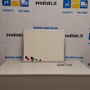Švediški lt. Balta Magnetinė Lenta Su Aliuminiu Rėmu, Švedija