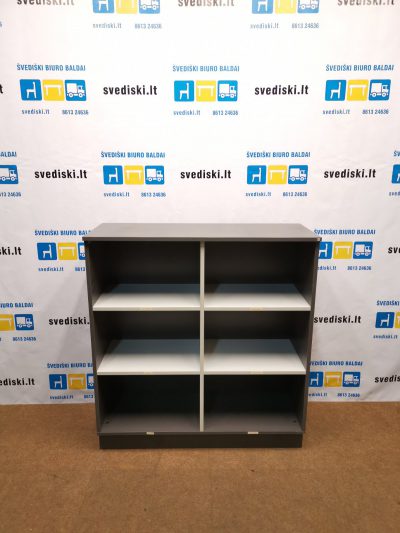 Švediški Lt Antracito spintelė su atviromis lentynomis