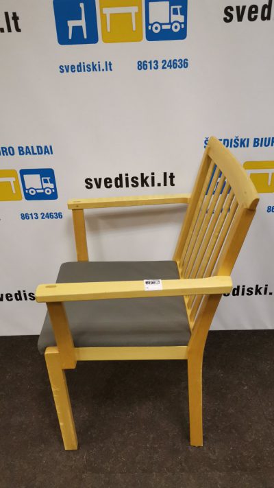 Švediški.lt Beržo Lankytojo Kėdė Su Porankiais, Švedija