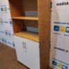 Kinnarps Ąžuolo Spintelė Su Uždaroma Dalimi Ir Atvira Lentyna, Švedija