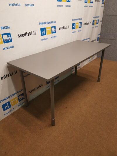 Antracito Reguliuojamo Aukščio Stalas Su 160x69cm Stalviršiu, Švedija