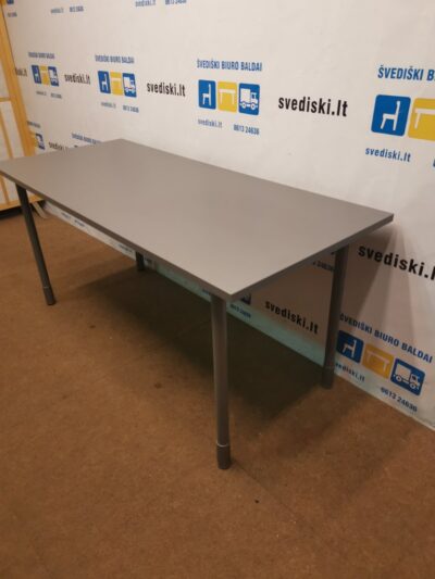 Antracito Reguliuojamo Aukščio Stalas Su 160x69cm Stalviršiu, Švedija