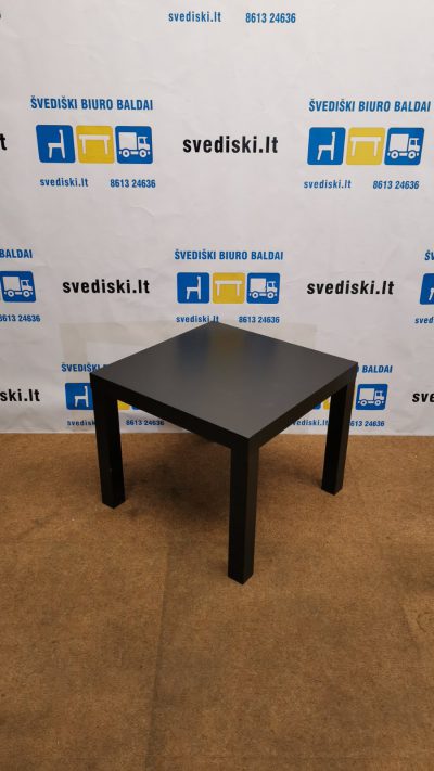 Ikea Lack Juodas Staliukas 45x45cm, Švedija