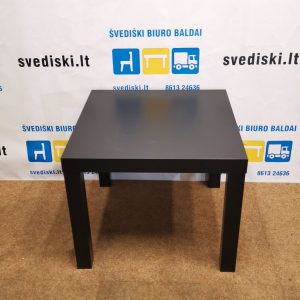 Ikea Lack Juodas Staliukas 55x55cm, Švedija