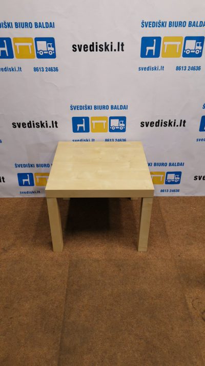 Ikea Lack Beržo Staliukas 55x55cm, Švedija