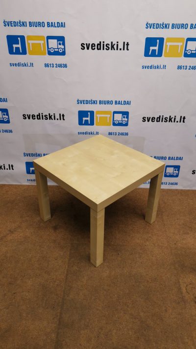 Ikea Lack Beržo Staliukas 45x45cm, Švedija