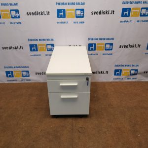 Baltas Stalčių Blokas Su 2 Stalčiais, Švedija