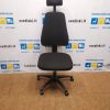 Lanab Design Juoda Biuro Kėdė Su Galvos Atrama, Švedija