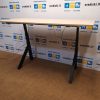 NAUJAS K2 Juodas Elektra Reguliuojamas Mechanizmas Su Klevo 180x80cm Stalviršiu, Danija