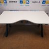 NAUJAS K2 Juodas Elektra Reguliuojamas Mechanizmas Su Šviesiai Pilku 160x85cm Stalviršiu, Danija