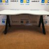 NAUJAS K2 Juodas Elektra Reguliuojamas Mechanizmas Su Šviesiai Pilku 160x85cm Stalviršiu, Danija