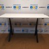 NAUJAS K2 Juodas Elektra Reguliuojamas Mechanizmas Su Baltu 180x80cm Stalviršiu, Danija