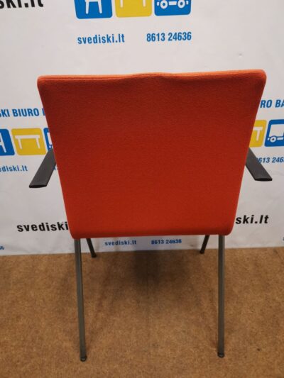 Isku Rudolf Oranžinė Lankytojo kėdė Su Porankiais, Švedija