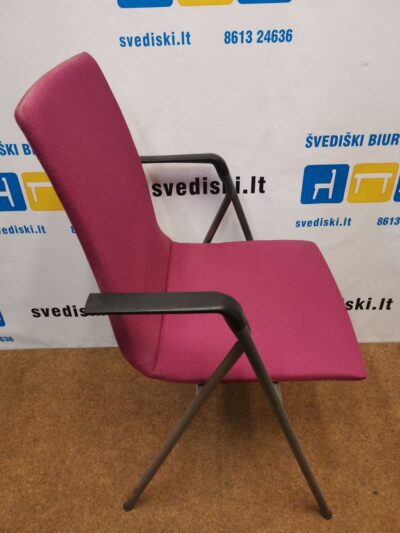 Isku Rudolf Violetinė Lankytojo kėdė Su Porankiais, Švedija