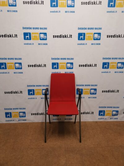 Isku Rudolf Raudona Lankytojo kėdė Su Porankiais, Švedija