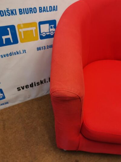 Ikea Tullsta Raudonas Fotelis, Švedija