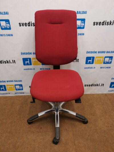 Edsbyn Eve 300 Raudona Biuro Kėdė, Švedija