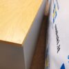Pilka Spintelė Su Ąžuolo Stalviršiu Ir Blum Furnitūra, Švedija