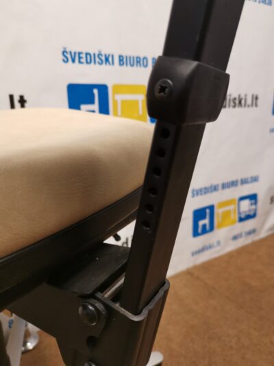 RH Labaratorinė Kėdė Su Natūralia Oda Ir Rankos Atrama, Švedija