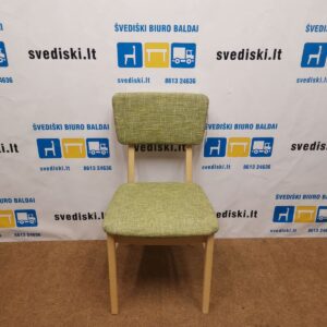 Lundbergs Clyde Žalsva Kėdė Su Beržo Rėmu, Švedija