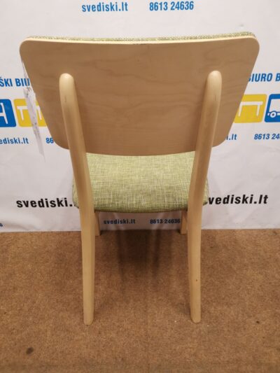 Lundbergs Clyde Žalsva Kėdė Su Beržo Rėmu, Švedija