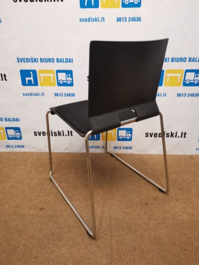 Design Fredrik Mattson Chair 69 Juoda Kėdė, Šved