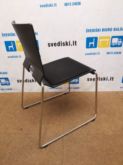 Design Fredrik Mattson Chair 69 Juoda Kėdė, Šved
