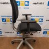 Drabert By Samas Juoda Ergonomiška Biuro Kėdė Su Siaurais 3D Porankiais, Švedija