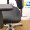 Drabert By Samas Juoda Ergonomiška Biuro Kėdė Su Siaurais 3D Porankiais, Švedija