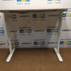 Ikea BEKANT Elektra Reguliuojamas Stalas Su Baltai Beicuotu Ąžuolo Stalviršiu 160x80cm, Švedija