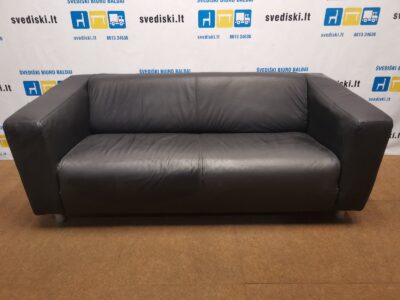 Juoda Sofa Su Eko Oda 177cm Ilgio, Švedija