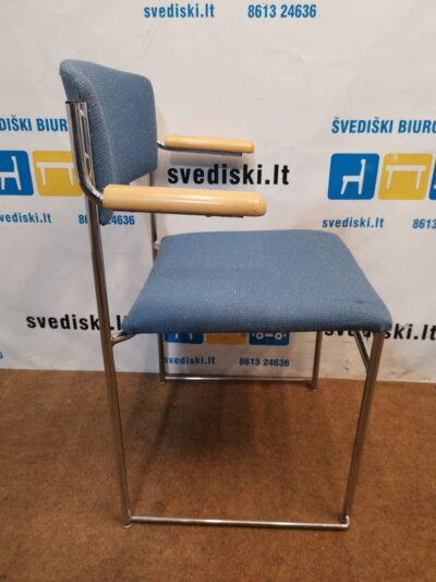 Johonsson Form Mėlyna Kėdė Su Porankiais, Švedija