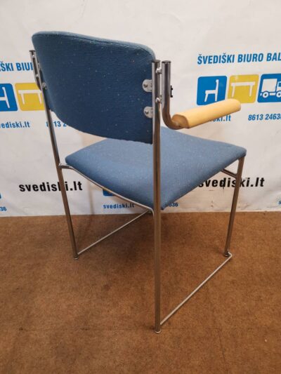 Johonsson Form Mėlyna Kėdė Su Porankiais, Švedija