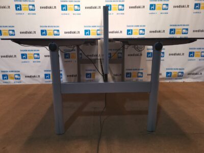 AHREND 500 Dvigubas Elektra Reguliuojamas Stalas Su 180x80cm Stalviršiais, ŠvedijaAHREND 500 Dvigubas Elektra Reguliuojamas Stalas Su 180x80cm Stalviršiais, Švedija