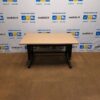 Ergonomiškas Juodas Reguliuojamo Aukščio Stalas Su LMDP 140x80cm Stalviršiu, Švedija