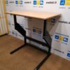 Ergonomiškas Juodas Reguliuojamo Aukščio Stalas Su LMDP 140x80cm Stalviršiu, Švedija