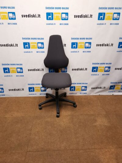 EFG Allegro Tamsiai Pilka Biuro Kėdė Be Porankių, Švedija