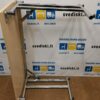 Sulankstomas Stalas Su Klevo 120x50cm Stalviršiu Ir Chromuotomis Kojomis, Švedija