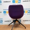 Offecct EZY Violetinė Kėdė Su Natūralios Odos Sėdyne, Švedija - Image 3