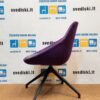Offecct EZY Violetinė Kėdė Su Natūralios Odos Sėdyne, Švedija - Image 5