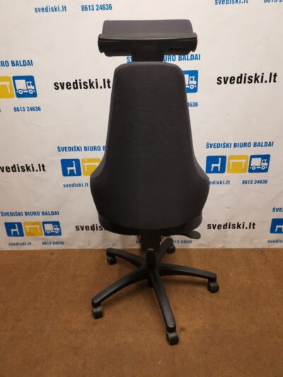 Kėdė Su Tamsaus Medžio Fanera ir Chromo Rėmu, Švedija