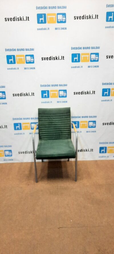 Offecct Quilt Žalia Lankytojo Kėdė Su Porankiais, Švedija
