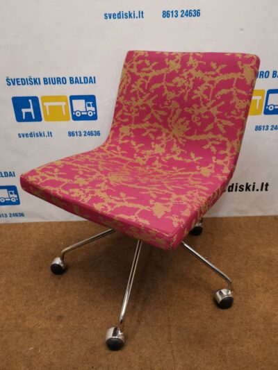 Offecct Bond Rausva Kėdė Su Ratukais, Švedija