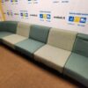 Kinnarps Trix Žalsva Modulinė Sofa , Švedija