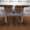 AHREND 500 Dvigubas Baltas Elektra Reguliuojamas Mechanizmas Su 170x80cm Stalviršiais, Švedija