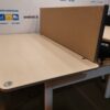 AHREND 500 Dvigubas Baltas Elektra Reguliuojamas Mechanizmas Su 170x80cm Stalviršiais, Švedija