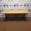 AHREND 500 Elektra Reguliuojamas Stalas Su Beržo Stalviršiu Ir Akustine Sienele, Švedija