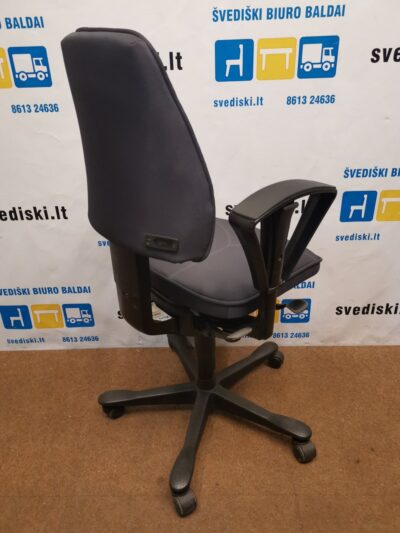 Kinnarps 8000 Synchrone Antracito Biuro Kėdė Su Porankiais, Švedija